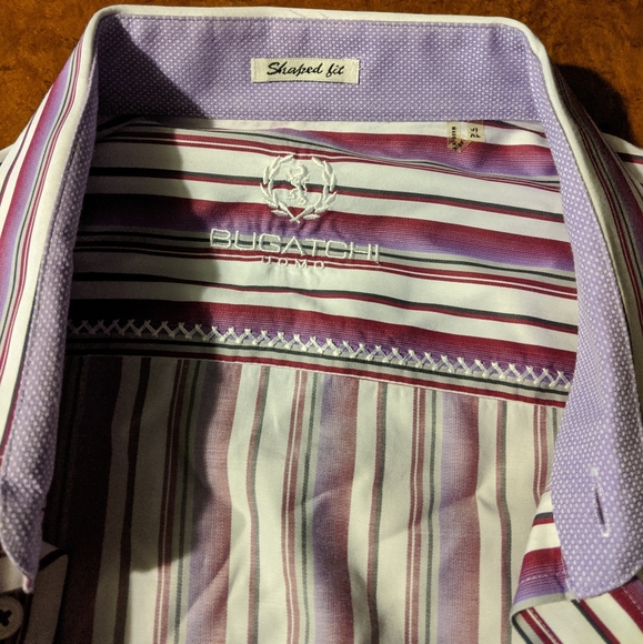 Bugatchi Uomo striped button down - Picture 2 of 3